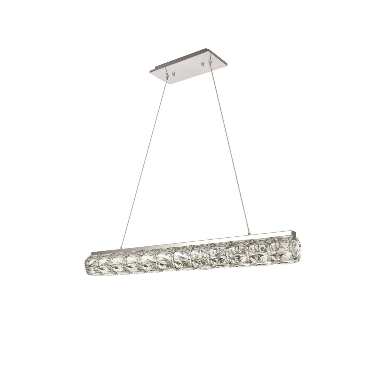 Valetta Integrated LED chip light Chrome Chandelier Clear Royal Cut Crystal